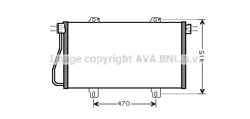 AVA QUALITY COOLING Конденсатор, кондиционер RTA5352